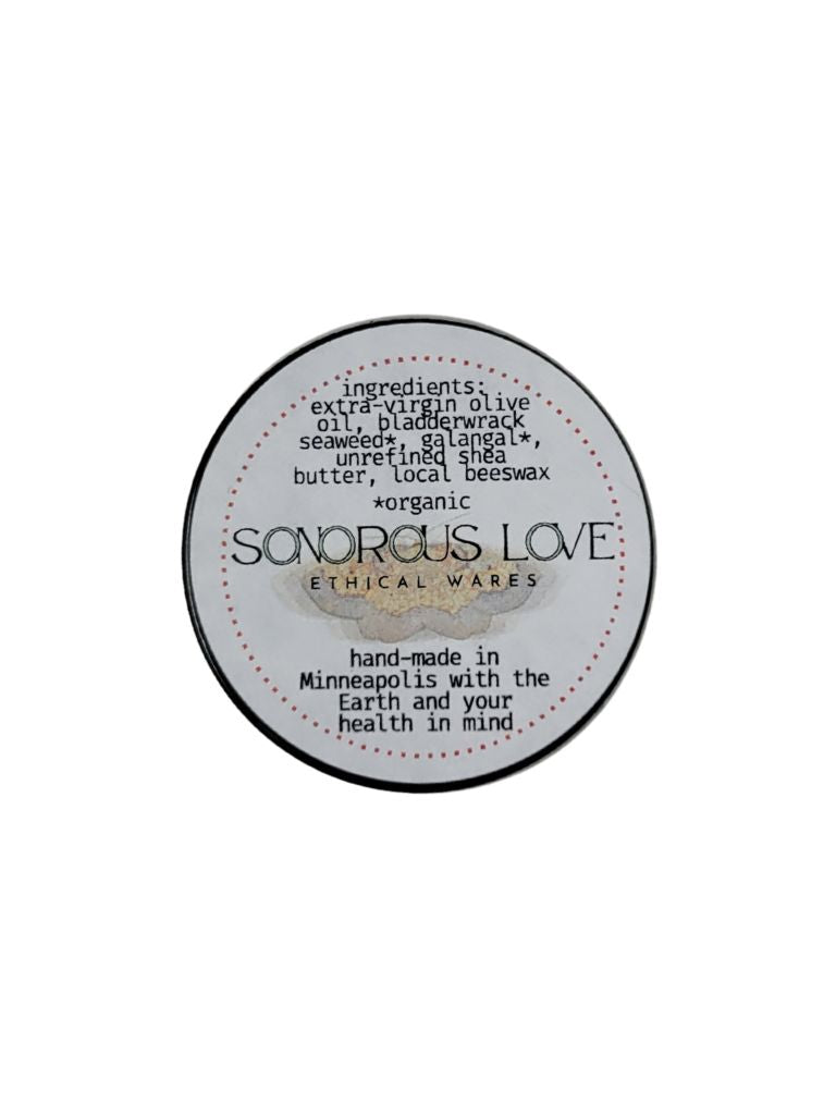 Seaweed Galangal Relaxing Organic Medicinal Balm