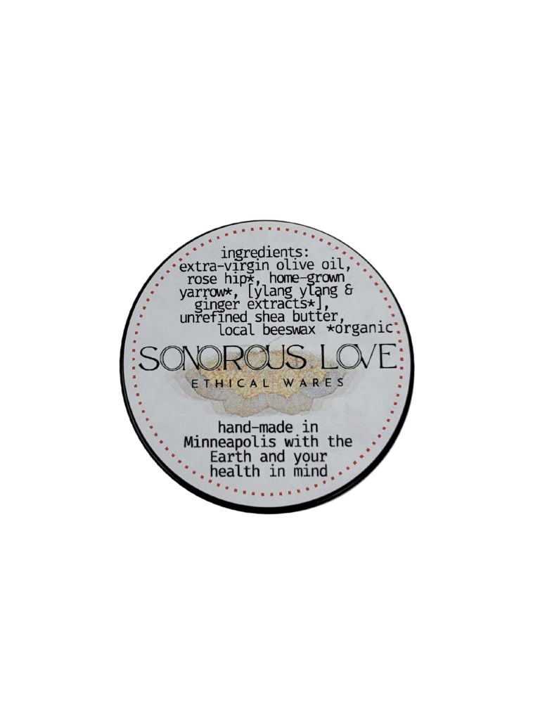 Ginger Ylang-Ylang Invigorating Organic Medicinal Balm